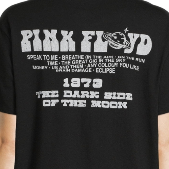 Pink Floyd Dark Side of the Moon 1973 Tee in Soot Black Size Large NWT - Picture 7 of 7